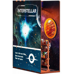Interstellar Book Nook Shelf Insert