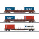 Wagons porte-containers SNCB H0