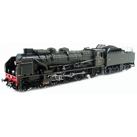 Locomotive à vapeur 231 e30 37a 114 du depôt de la Chapelle