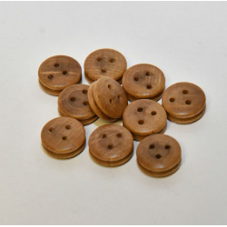 10 Caps de mouton 5mm Noyer / Nogel 5mm Dead Eye