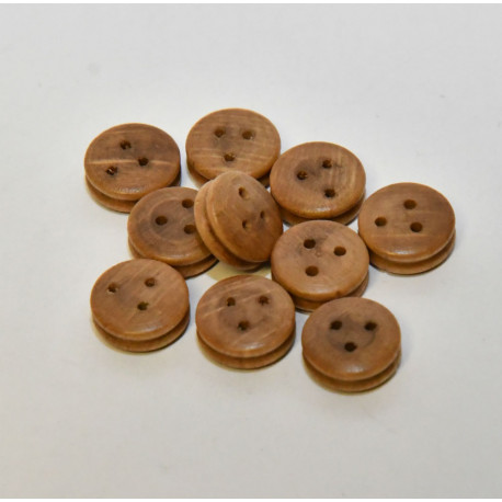 10 Caps de mouton 5mm Noyer / Nogel 5mm Dead Eye