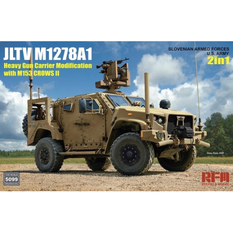 JLTV M1278A1 Heavy Gun Carrier Modification with M153 Crows II 1/35