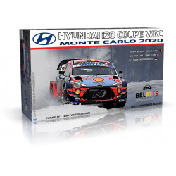 Hyundai I20 Coupé WRC Monte Carlo 2020 T.Neuville/Loeb/Tanak 1/24