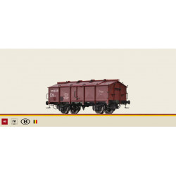 Wagon Marchandise à couvercles rabattables / Lidded Freight Car K SNCB H0
