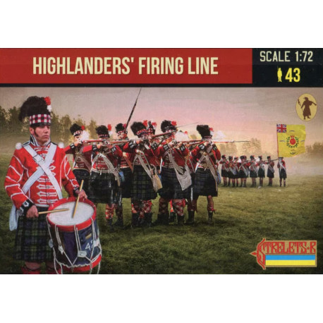 Highlander's Firing Line , Napoleonic Wars 1/72