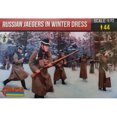 Russian Jaegers in Winter Dress, Napoleonic Wars 1/72