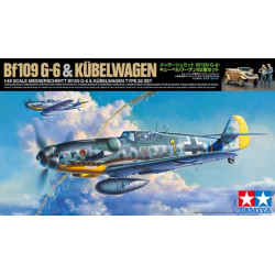 Messerschmitt Bf109 G-6 & Kübelwagen Type 82 Set 1/48