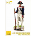 1805 French Grenadiers & Voltigeurs, Napoleonic War 1/72