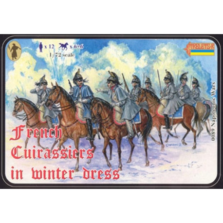 French Cuirassiers in Winter dress, Napoleonic War 1/72