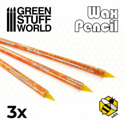 3 Crayons de Cire Collante / 3 Wax Picking Pencils
