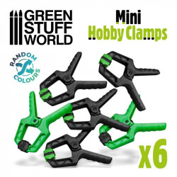 6 Mini pinces de maintien / 6 Mini hobby clamps