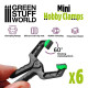 6 Mini pinces de maintien / 6 Mini hobby clamps