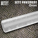 Rouleau texturé Dallage Carré 15mm Sett Pavement Rolling Pin