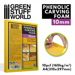Mousse phénolique 10mm Taille A4 Size Phenolic Carving Foam 10mm