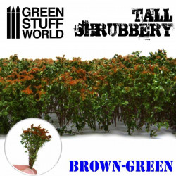 Grands Arbustes Marron Vert / Tall Shrubbery Brown Green