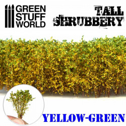 Grands Arbustes Jaune Vert / Tall Shrubbery Yellow Green