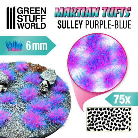 Touffes d'herbe martienne Sulley Purple-Blue Martian Tufts