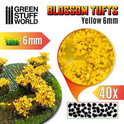 Touffes de Fleurs Jaunes 6mm / Blossom Tufts Yellow 6mm