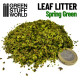 Feuilles Naturelles Modélisme Vert Printemps / Leaf Litter Green Spring