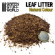 Feuilles Naturelles Modélisme Couleur Naturel / Leaf Litter Natural Leaves