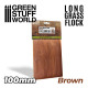 Herbe longue Marron 100mm Long Grass Flock Brown