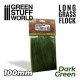 Herbe longue Vert Foncé 100mm Long Grass Flock Dark Green