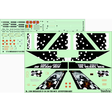 Belgian F-16 30th OCU anniversary 1/48