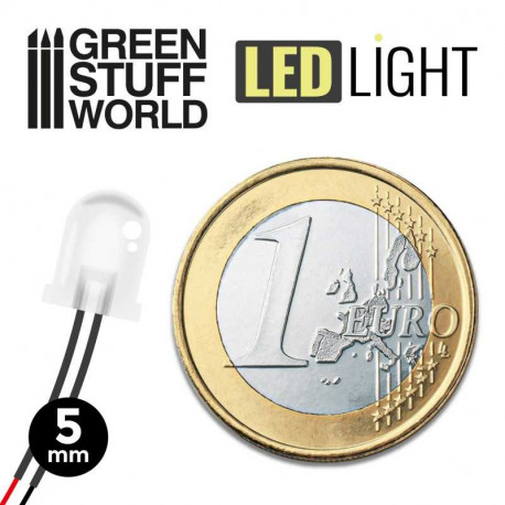 Lumières LED Blanche Chaude 5mm Warm White LED Lights