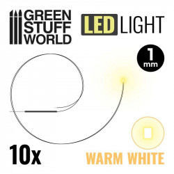 Lumières LED Blanche Chaude 1mm Warm White LED Lights
