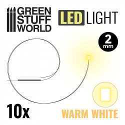 Lumières LED Blanche Chaude 2mm Warm White LED Lights