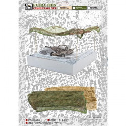 Filet de Camouflage Net, Extra Thin, Jungle Green 1/35