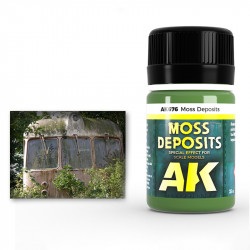 Enamel Texture Moss Deposit