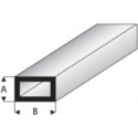 Tube Plastique Rectangulaire / Rectangular Plastic Tubing 1000 * 6 * 12 mm