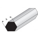 Profilé Plastique Hexagonal plastic profile 1000 x 5mm