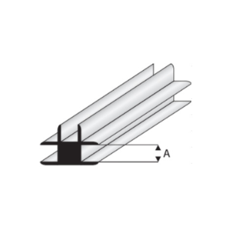 Profil de Connexion en Croix / Cross Connector 1000 x 2mm