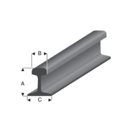 Profil Rail 1000 x 2.9x1.5x2.5mm