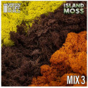 Mousse d'Islande Mélange Jaune Brun Orange / Lichen Islandmoss Yellow Brown and Orange Mix, 50gr