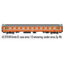 Voiture I10 B, Orange, Ligne Blanche SNCB H0