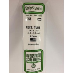 Tube Rectangulaire / Rectangular Tubing 4.8x7.9 mm (2pces)