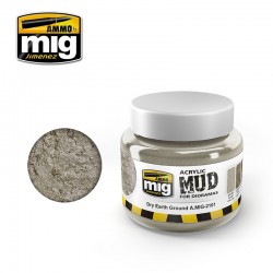 Acrylic Mud for Dioramas Sol terre sèche / Dry earth ground 250ml