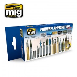 Set Acrylique Munitions Modernes / Modern ammunition set
