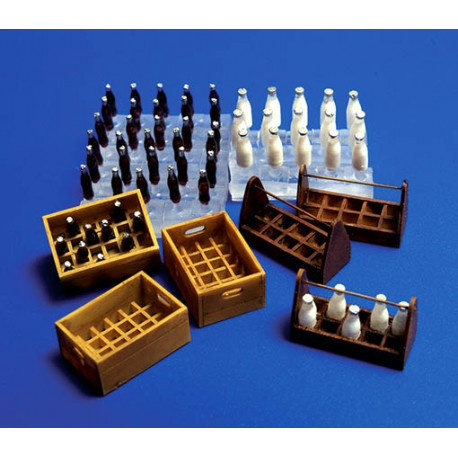 Casiers et bouteilles Limo & lait / Milk bottles & crates 1/35