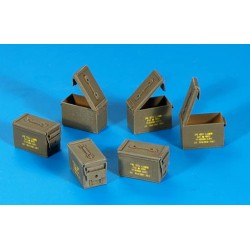 Caisses munitions US Amunition boxes cal. 5,56 mm 1/35