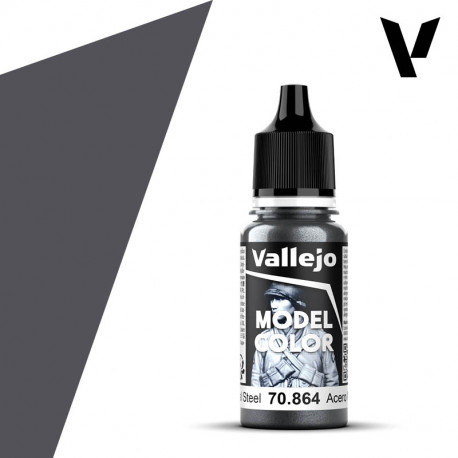 Model Color Acier Naturel / Natural Steel Metallic, RAL9006, 18 ml