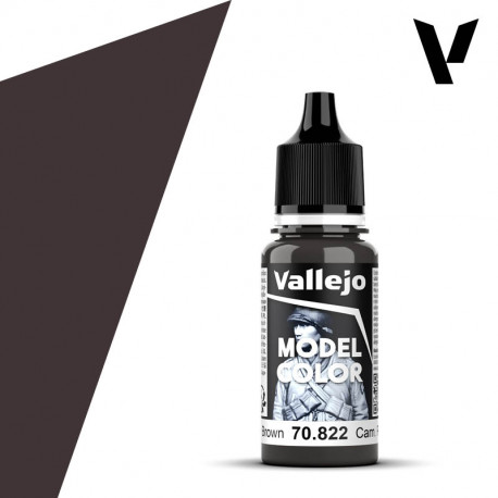 Model Color Cam. Allemand Brun Noir / German Cam.Black Brown Mat, RAL 8019, FS37056, 18 ml