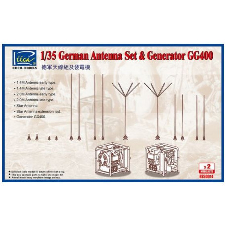 German antenna set & GG400 generator 1/35