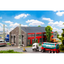 Remise à locomotives / Electric locomotive shed H0