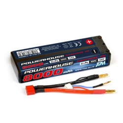 Accu Li-Po 7.4V 8000 mAh 100C Prise Dean