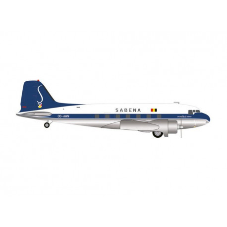 Sabena Belgian World Airlines Douglas DC-3 (OO-AWN) 1/200