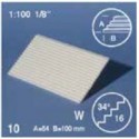Escaliers / Tread plates, slope 34° (10pcs) 1/100